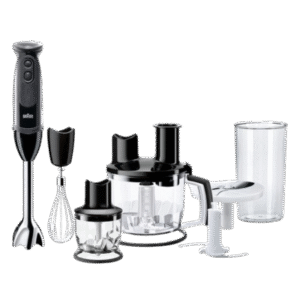 Braun MultiQuick 5 MQ5285 – 1000W Hand Blender Set, 21‑Speed Vario + 1.5 L Food Processor, Beaker & Whisk