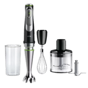 Braun MultiQuick 9 MQ9135XI Hand Blender – 1200W, ActiveBlade & imode, Premium Black/Stainless