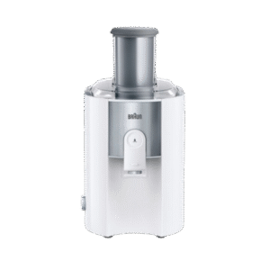Braun J500 White 900W Spin Juicer – Large Chute, Foam‑Free, Anti‑Drip